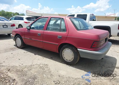 1991 Plymouth Sundance from USA, damaged, VIN 1P3XP48K8MN513111